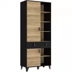 Regál Liona LYAR721-M687 tölgy Mauvella/tölgy Cabezone