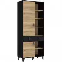 Regál Liona LYAR721-M687 tölgy Mauvella/tölgy Cabezone