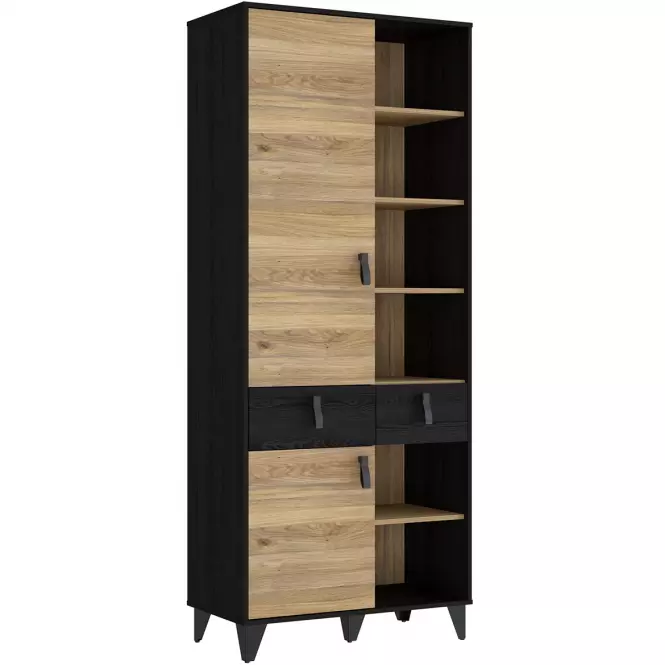 Regál Liona LYAR721-M687 tölgy Mauvella/tölgy Cabezone