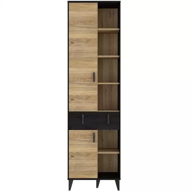 Regál Liona LYAR721-M687 tölgy Mauvella/tölgy Cabezone,2