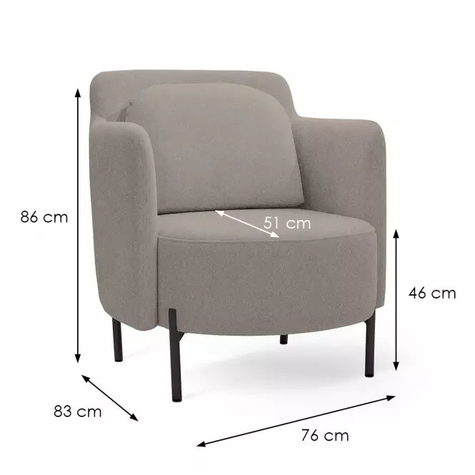 Fotel Glam Element 06,4