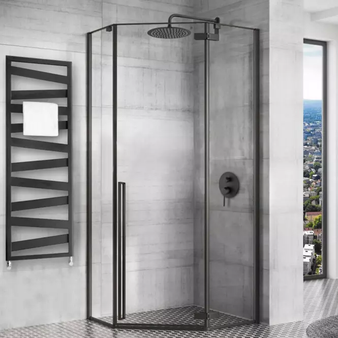 Zuhanykabin Diamond Rea K6900 80x80x195 black