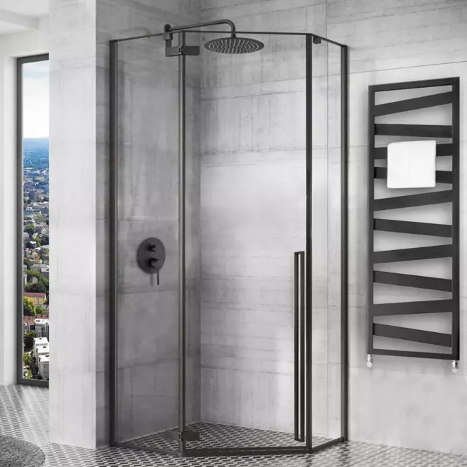 Zuhanykabin Diamond Rea K6900 80x80x195 black
