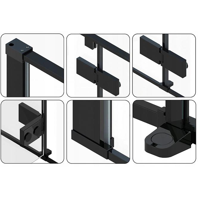 Zuhanykabin Fargo Rea K6318 90x90x195 black