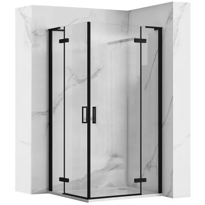 Zuhanykabin Hugo Rea K6600 80x80x200,5 black