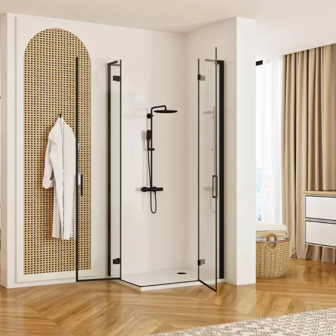 Zuhanykabin Hugo Rea K6602 100x100x200,5 black