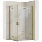 Zuhanykabin Hugo Rea K6608 80x80x200,5 gold brush