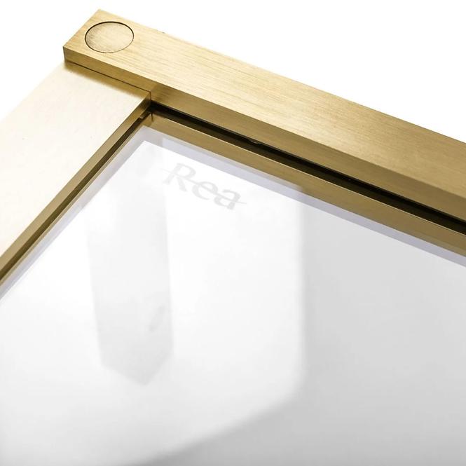 Zuhanykabin Hugo Rea K6608 80x80x200,5 gold brush