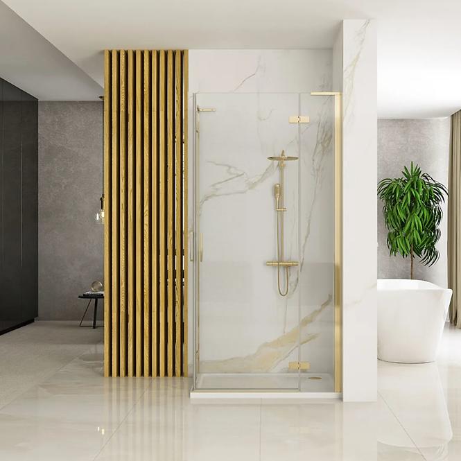 Zuhanykabin Hugo Rea K6608 80x80x200,5 gold brush,8
