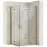 Zuhanykabin Hugo Rea K6605 100x100x200,5 gold brush