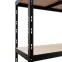 Fém tárolóállvány NERO II 180x120x45 4 polc/300kg fekete,3