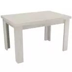 Kinyitható asztal kiscsi Kora 120/160x80cmx80 kraft fehér