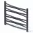 Fürdőszoba radiátor Łezka 3D Ł3D 9/40 fekete 500x440 mm
