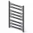 Fürdőszoba radiátor Łezka 3D Ł3D 16/40 fekete 910x440 mm