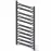 Fürdőszoba radiátor Łezka 3D Ł3D 22/40 fekete 1205x440 mm