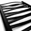 Fürdőszoba radiátor Łezka 3D Ł3D 12/50 fekete 675x540 mm,2
