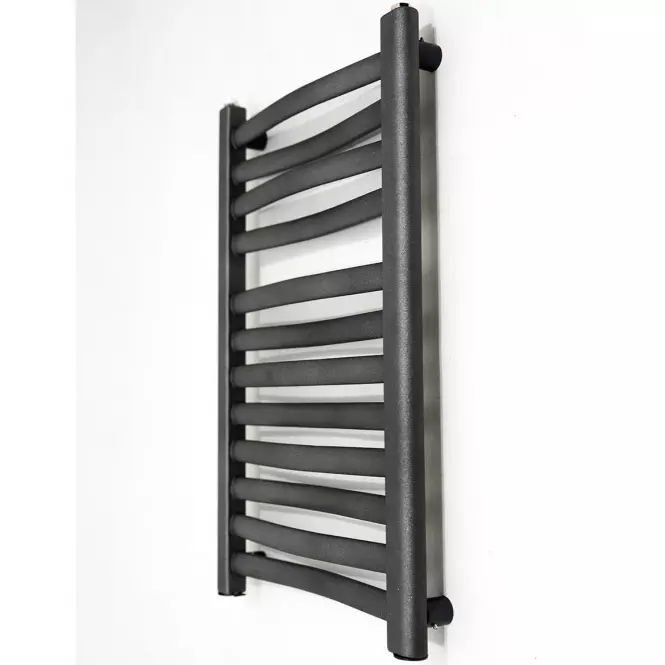 Fürdőszoba radiátor Łezka 3D Ł3D 12/50 fekete 675x540 mm