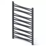 Fürdőszoba radiátor Łezka 3D Ł3D 16/50 fekete 910x540 mm