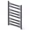 Fürdőszoba radiátor Łezka 3D Ł3D 16/50 fekete 910x540 mm