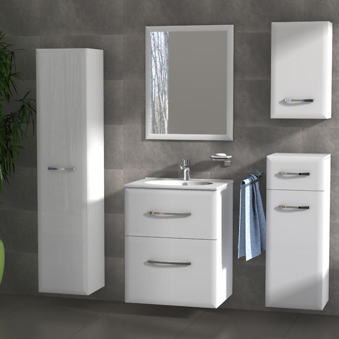 Fürdőszoba készlet Viva 60 fehér 521561 szekrény+mosdókagyló