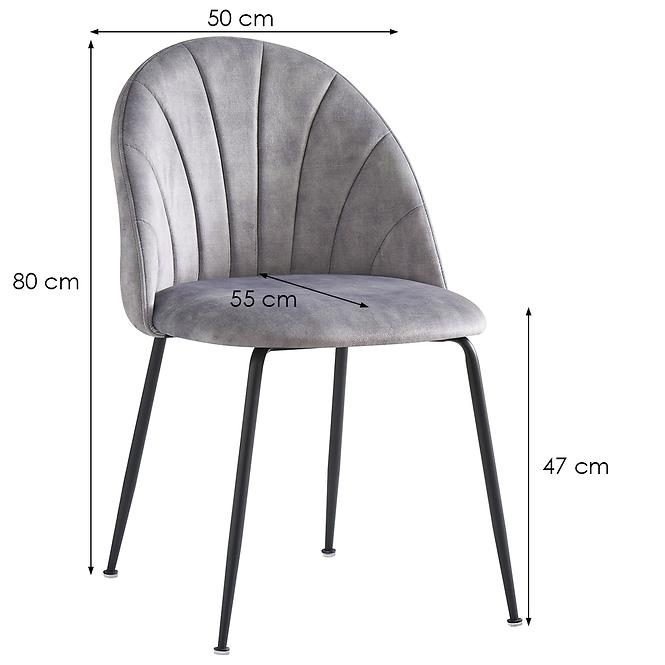 Szék Elle TC-2074 szürke