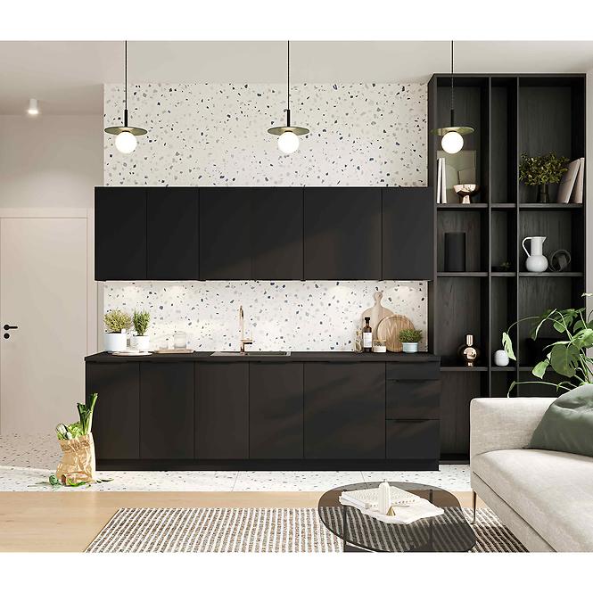 Konyhaszekrény Mina D60 PK MV/2133 fekete