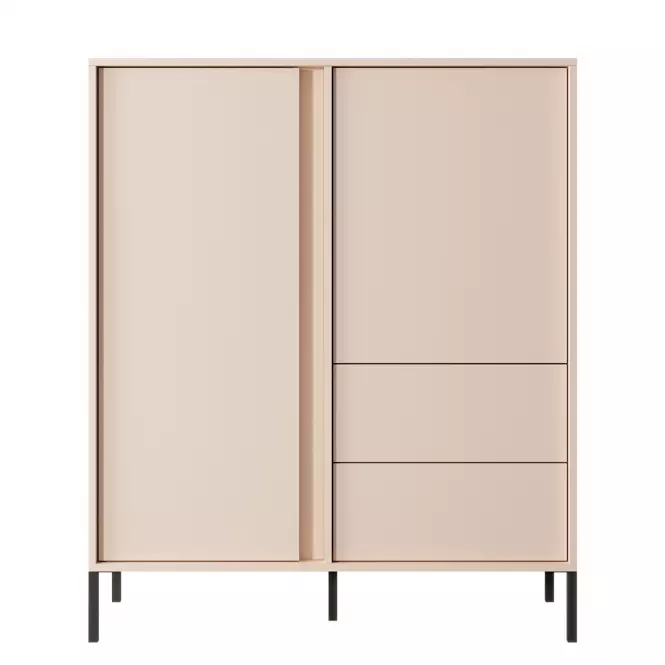 Komód DAST magas 2D2S bézs