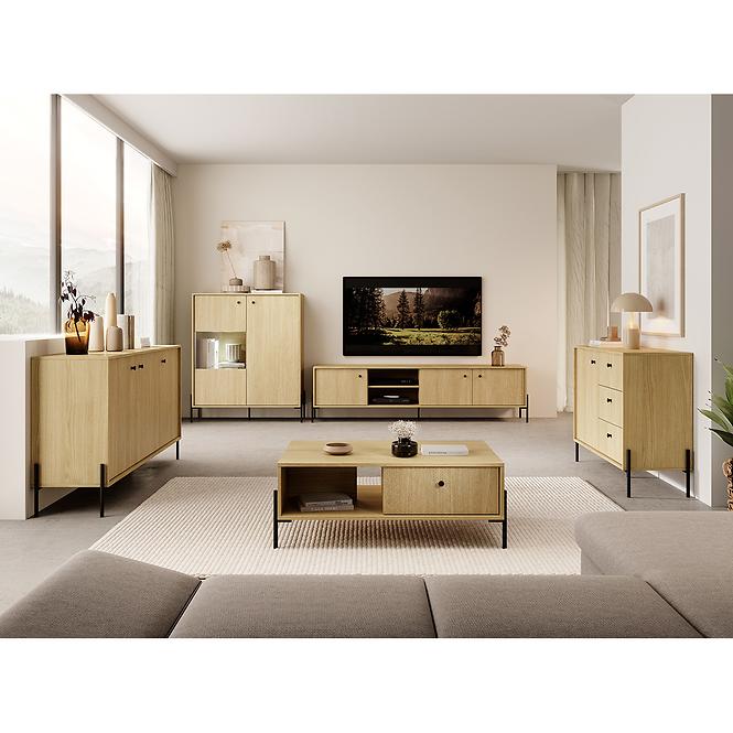 Szekrény SCANDI scandi tölgy/scandi fenyő