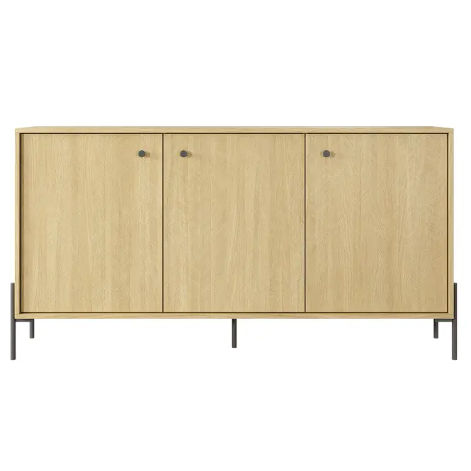 Komód SCANDI 153 3D scandi tölgy/scandi fenyő,2
