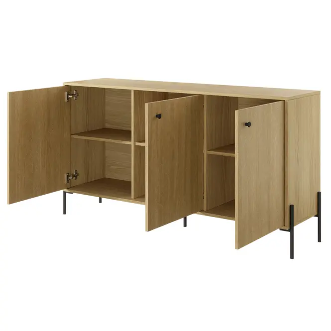 Komód SCANDI 153 3D scandi tölgy/scandi fenyő,3