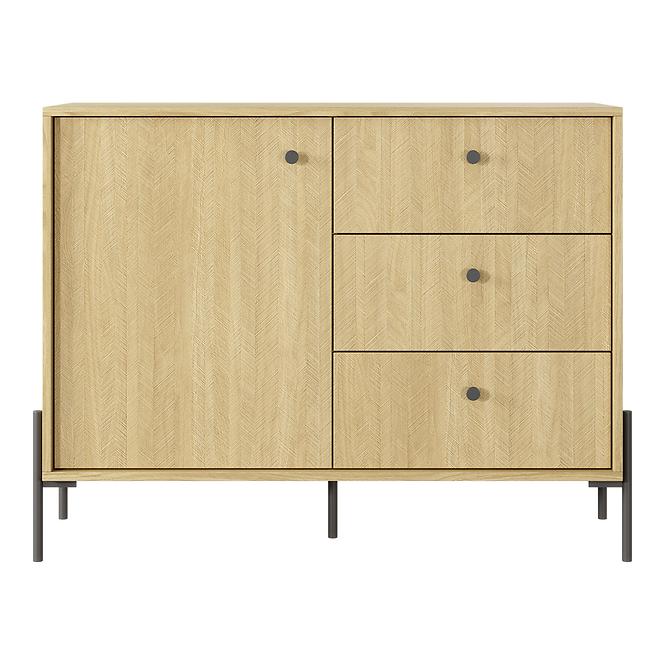Komód SCANDI 103 D3S scandi tölgy/scandi fenyő