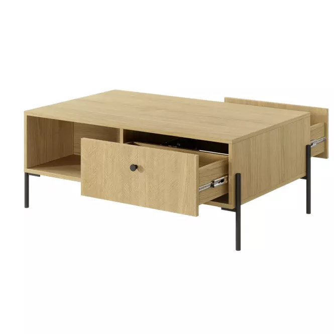 Dohányzóasztal SCANDI  scandi tölgy/scandi fenyő,4