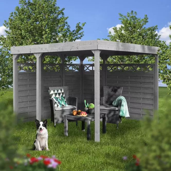 Pavilon Nova 313x306x232 cm szürke