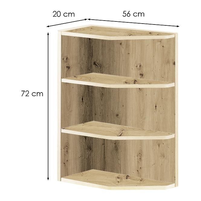 Konyhaszekrény  18d latte wood