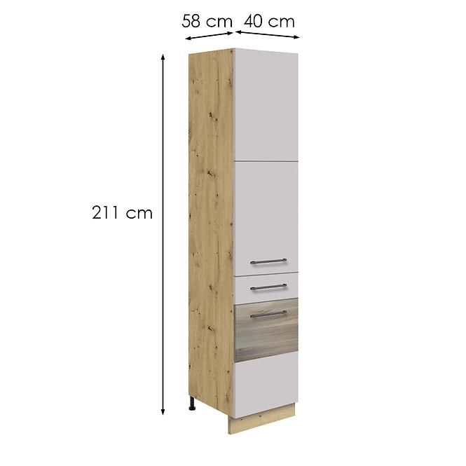 Konyhaszekrény  19d latte wood