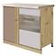 Konyhaszekrény  25d p latte wood polc