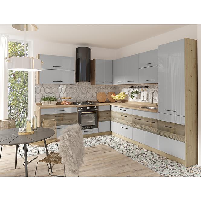 Konyhaszekrény  zm60 latte wood