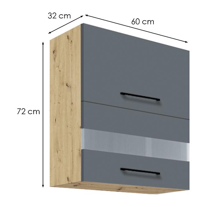 Konyhaszekrény  Infinity 40G GREY