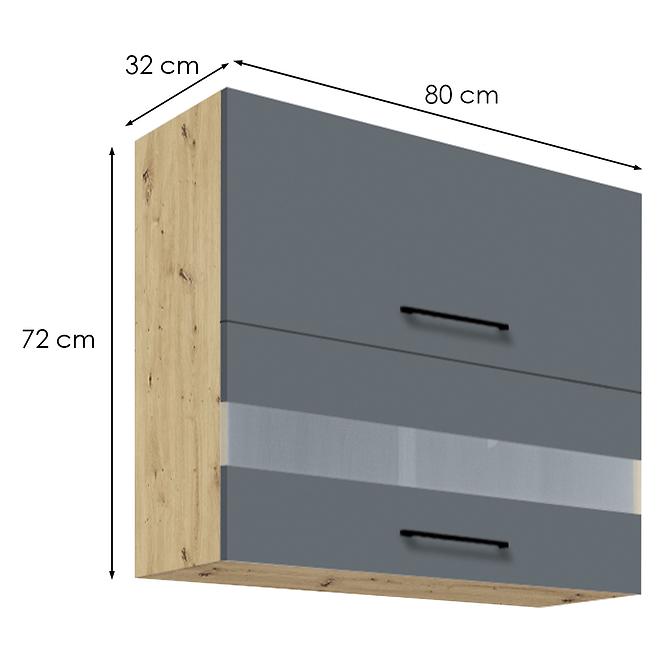 Konyhaszekrény  Infinity 41G GREY,2