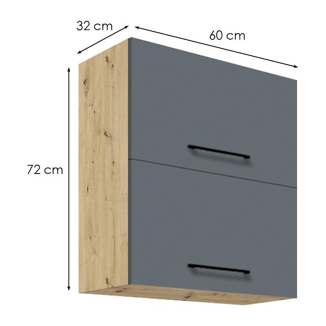 Konyhaszekrény Infinity 47G GREY