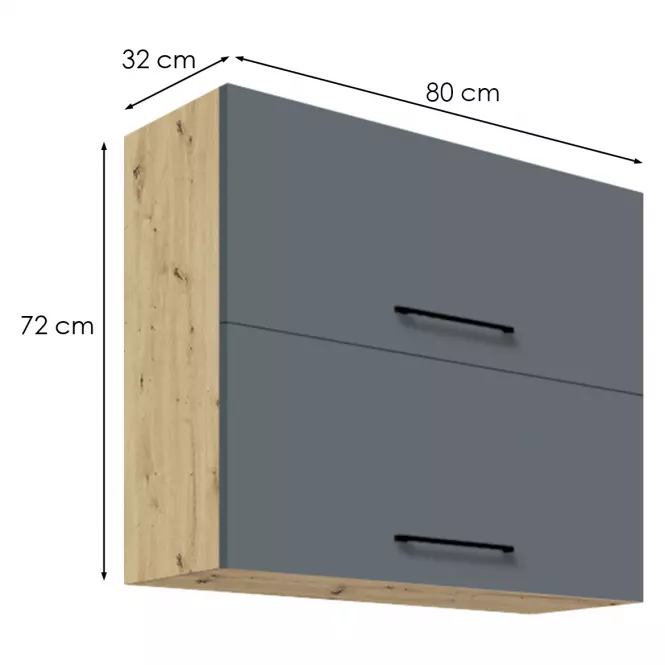 Konyhaszekrény  Infinity 48G GREY
