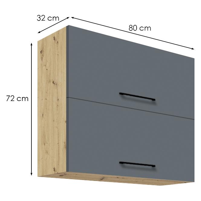 Konyhaszekrény  Infinity 48G GREY