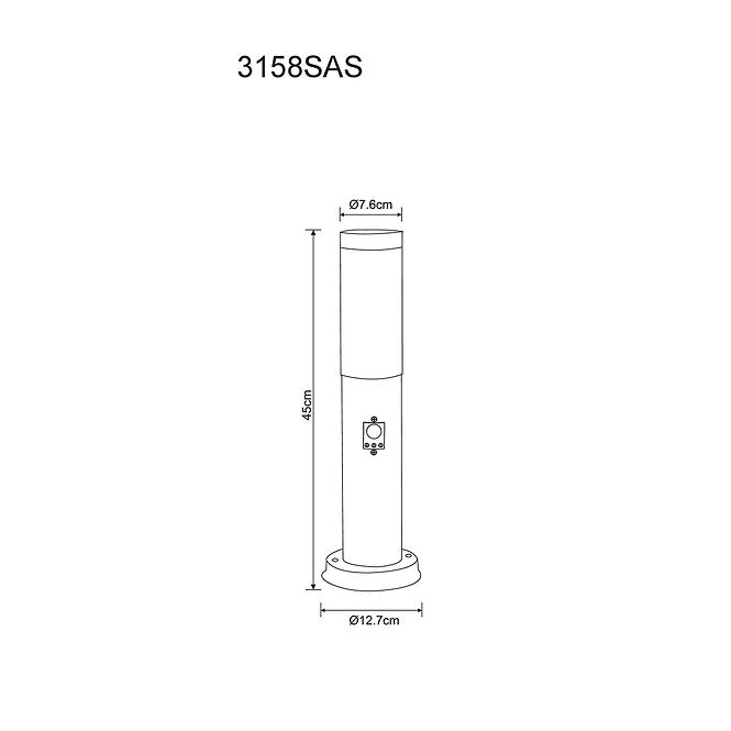 Lámpa Boston 3158SAS 15W Antracit S LS1,4