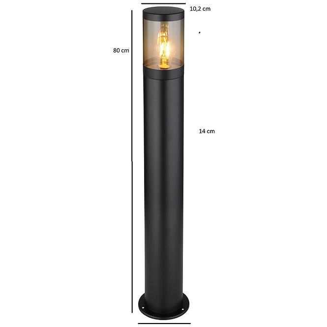 Lámpa Xeloo 32016BS 60W Fekete LS1