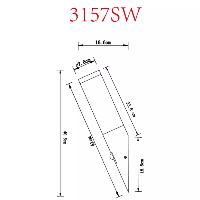 Fali lámpa Boston 3157SW 15W Wood S K1