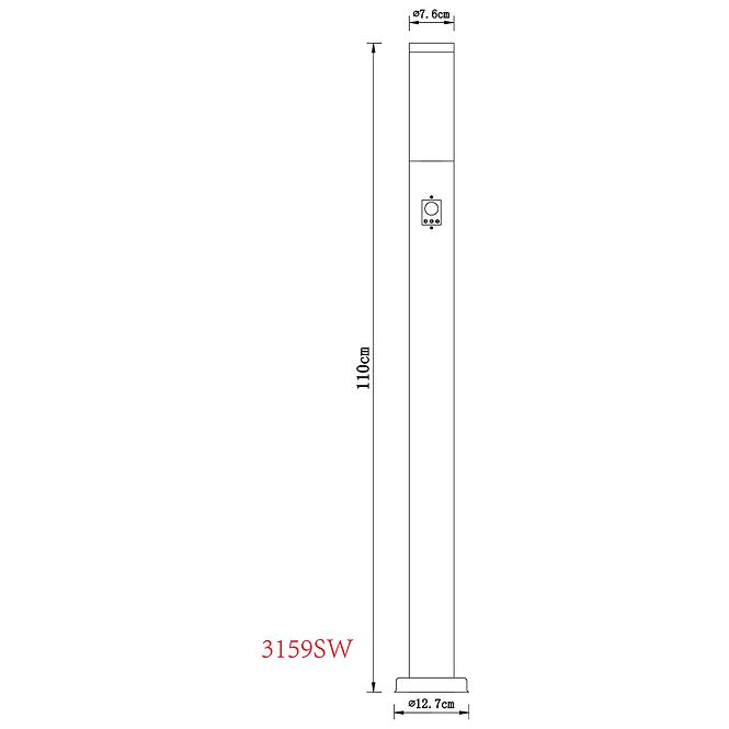 Lámpa Boston 3159SW 15W Wood S LS1