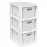 Rattan könyvespolc 3 x 7l