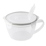 Qlook kerek tartály fogantyúval 0,9 l