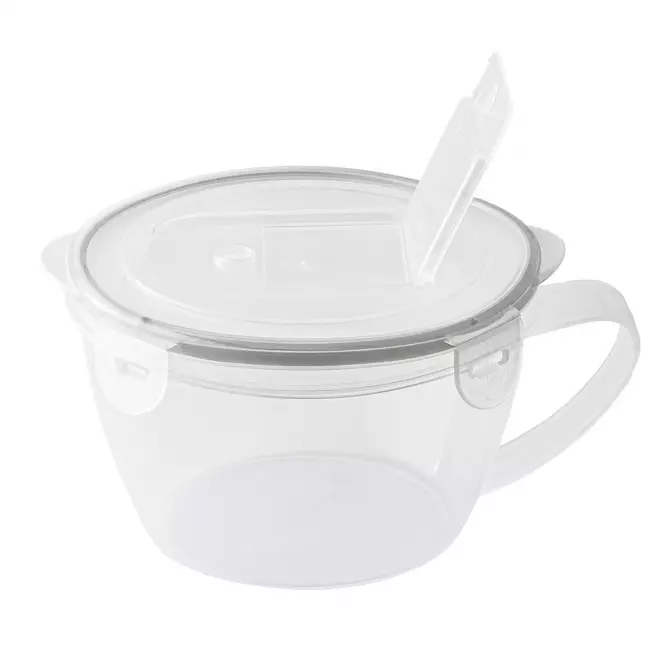 Qlook kerek tartály fogantyúval 0,9 l