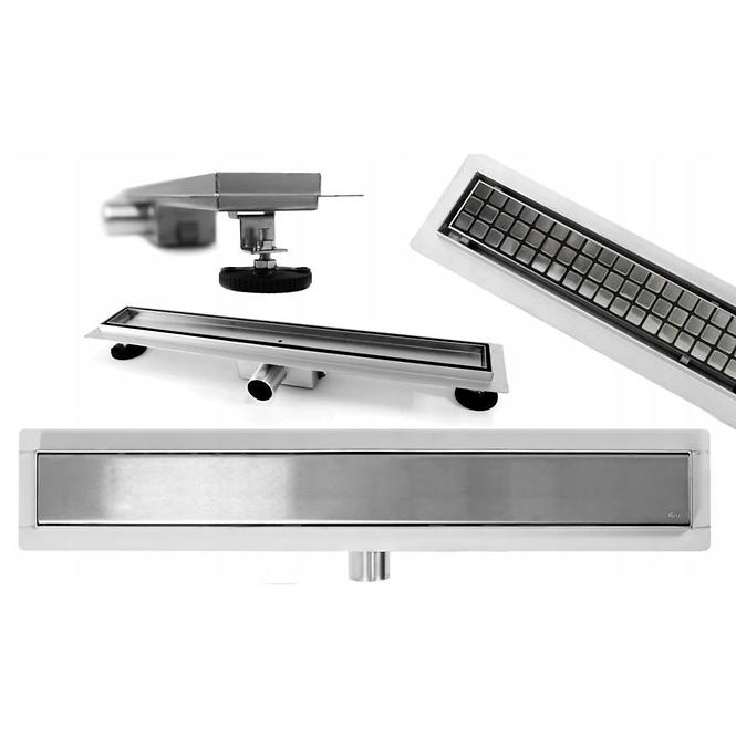 Lineáris kiáramlás Rea Neo&Pure N Pro 500 csiszolt acél,3